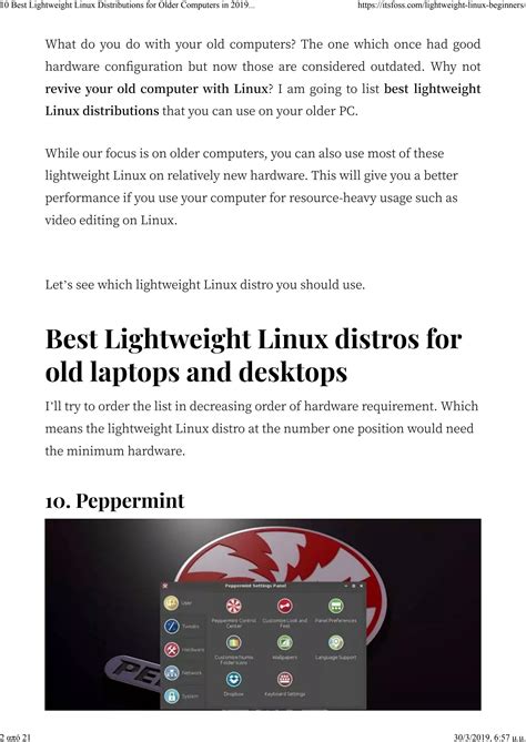 10 Best Lightweight Linux Distributions For Older Computers.